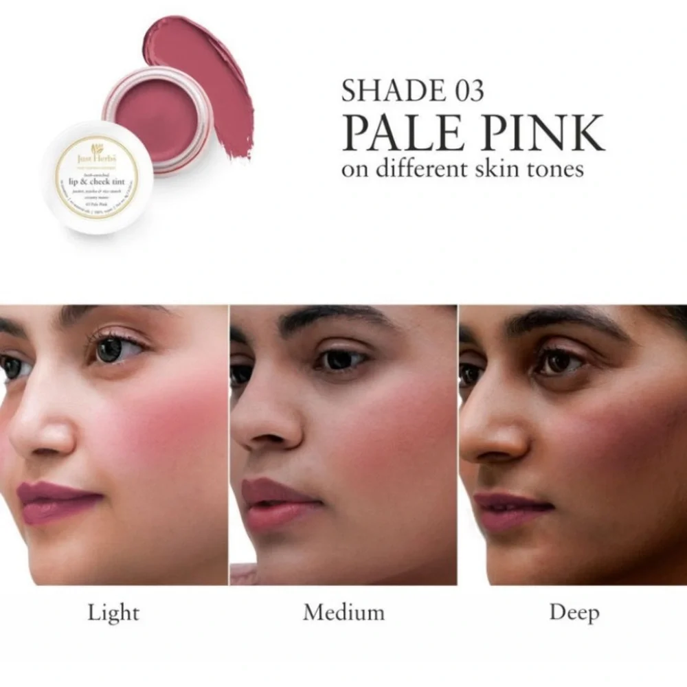 Just herbs lip and cheek tint - Pale Pink - Picture 4 of 8